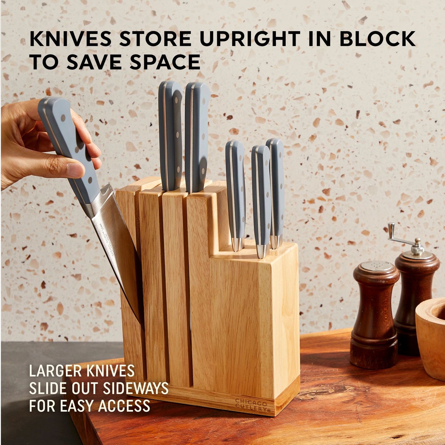 Chicago Cutlery® Halsted 7-piece Modular Block Set