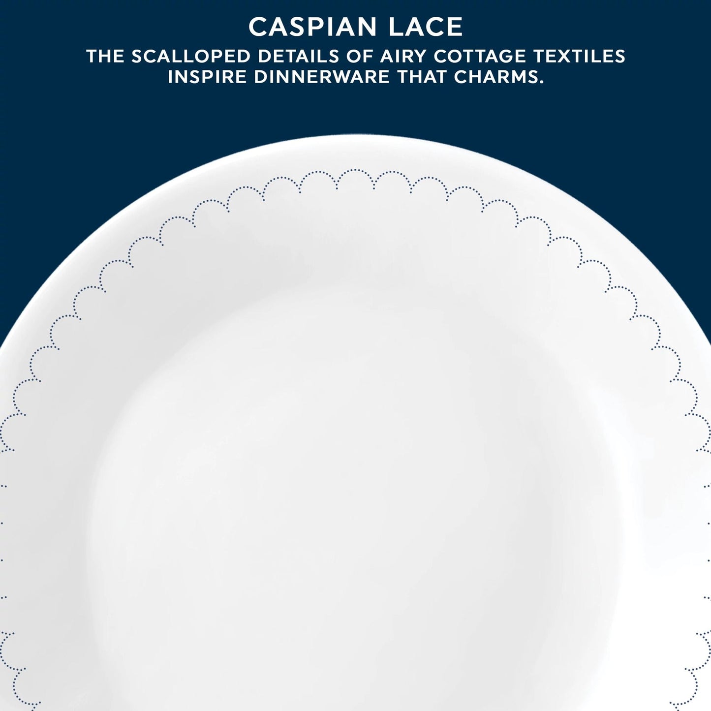 Corelle® Caspian Lace 6.75" Appetizer Plate