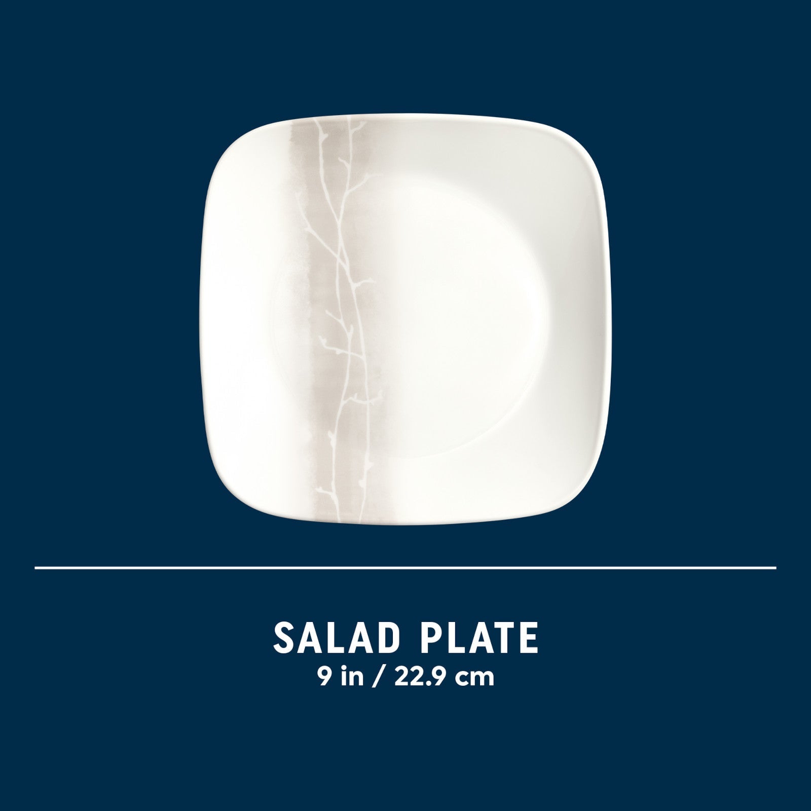 Corelle® Square Wandering Grove 9" Salad Plate