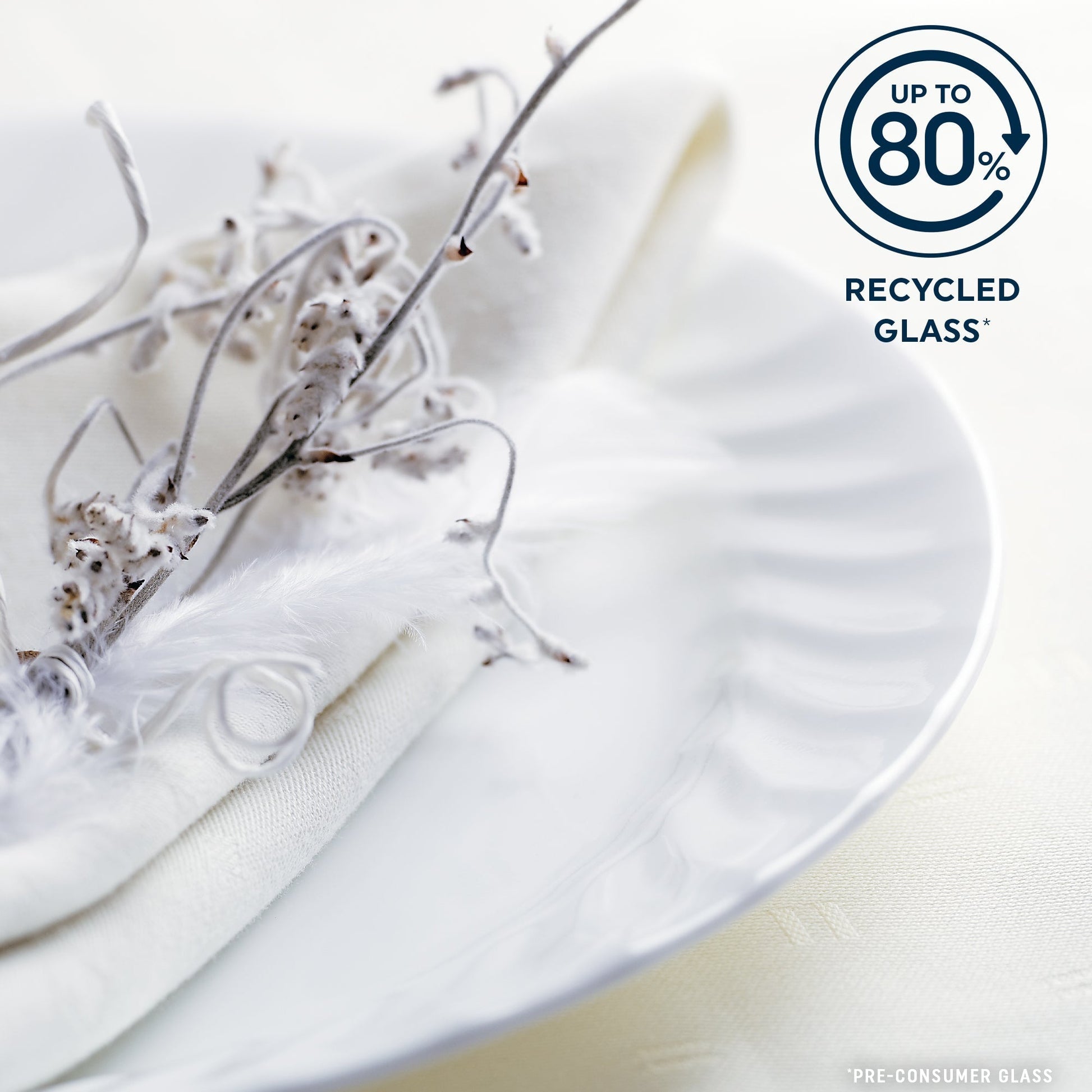 Corelle® Enhancements 10.25" Glass Dinner Plate