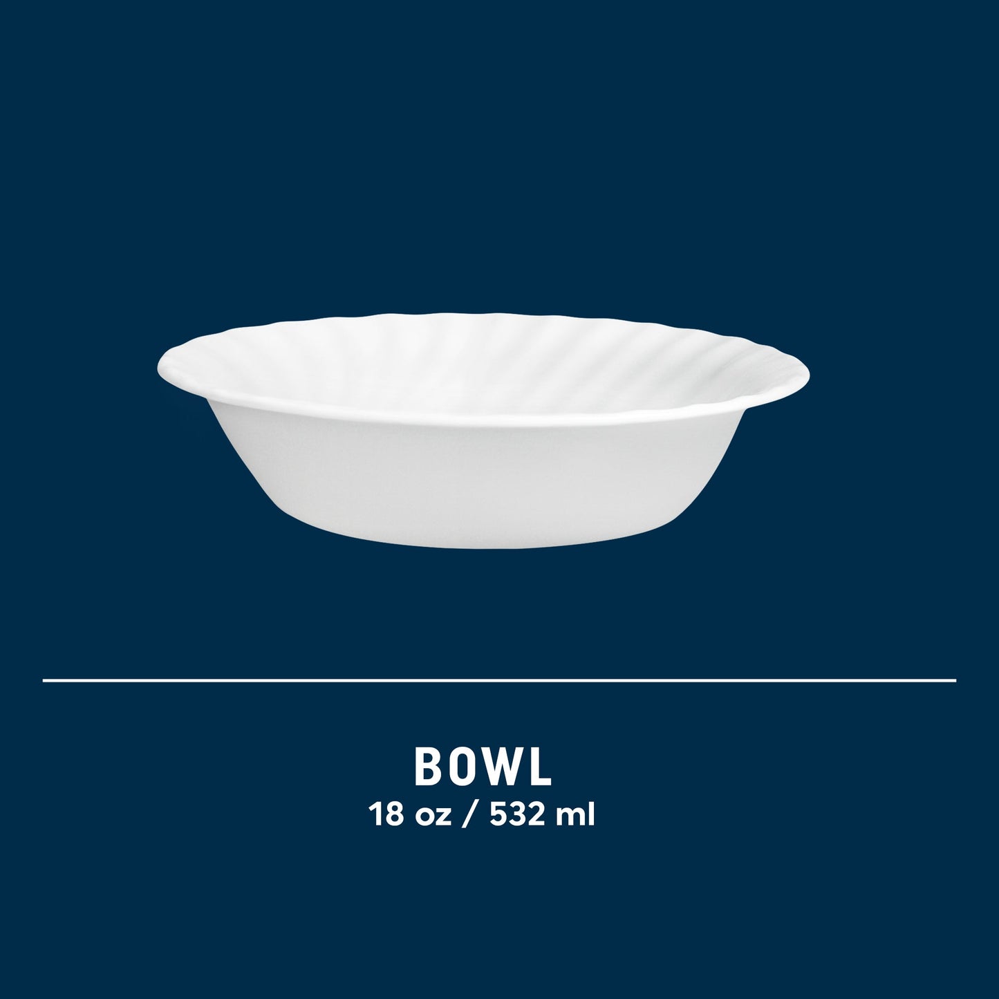 Corelle® Enhancements 18-ounce Glass Cereal/Soup Bowl