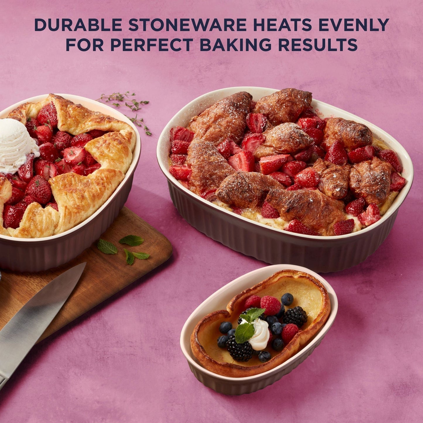 CorningWare® French Colors 10-piece Bakeware Set, Cabernet